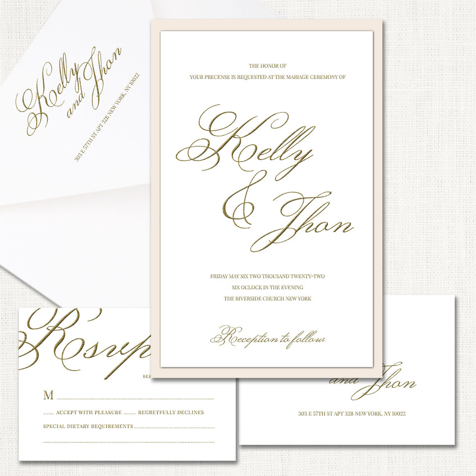Kelly Blush Pink Wedding Invitations wholesale wedding planner affiliate program leslie store