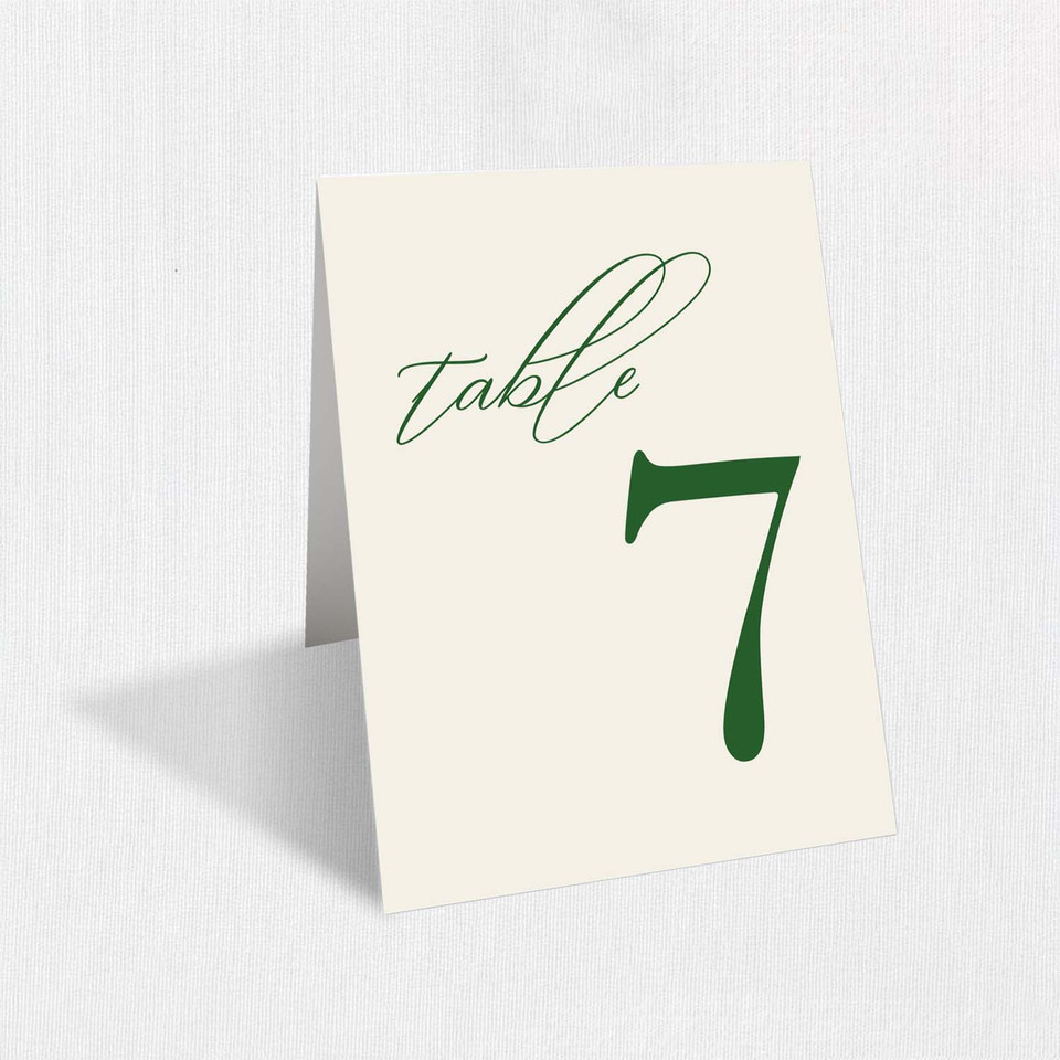 Chelsea Table Numbers
