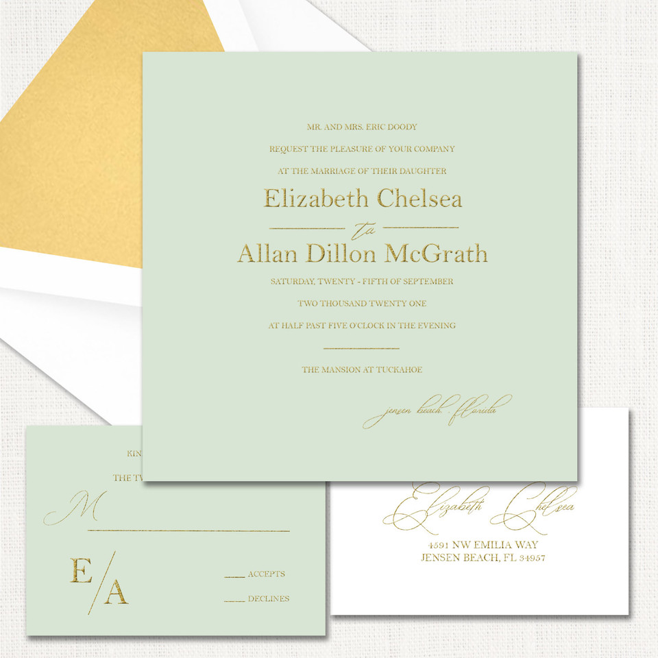 Chelsea Square Wedding Invitations elegant glitter thermography wedding planner Stationery Store & Wedding Invitations by Leslie Store wholesale