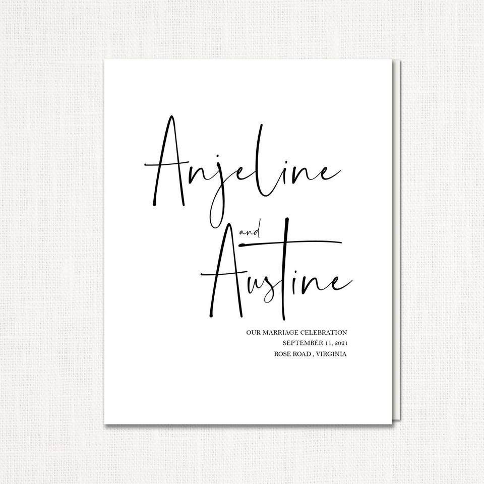 Anjeline Wedding Programs elegant glitter thermography wedding planner Stationery Store & Wedding Invitations by Leslie Store wholesale