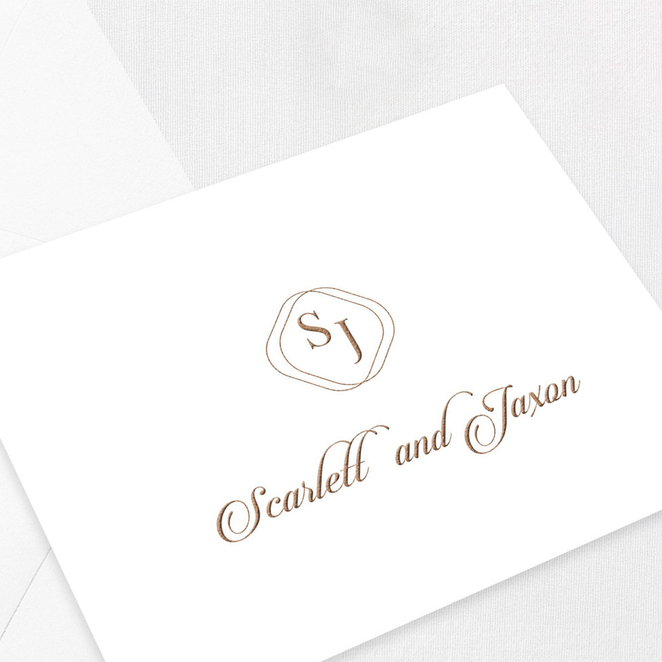 Scarlett Thank You Cards Thank you Cards Leslie Store