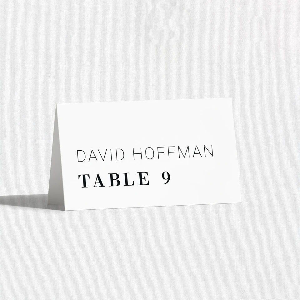 Hannah Place Cards Place Cards Leslie Store