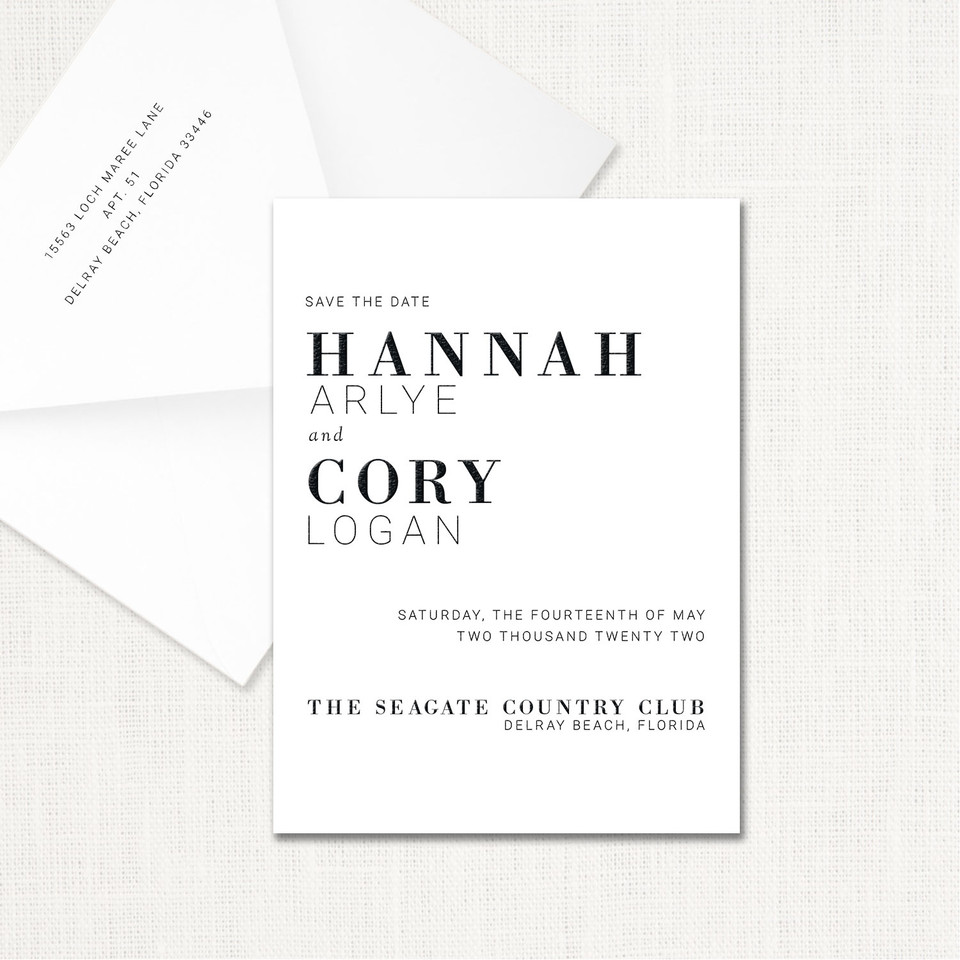 Hannah Save the Date Cards elegant glitter thermography wedding planner Stationery Store & Wedding Invitations by Leslie Store wholesale