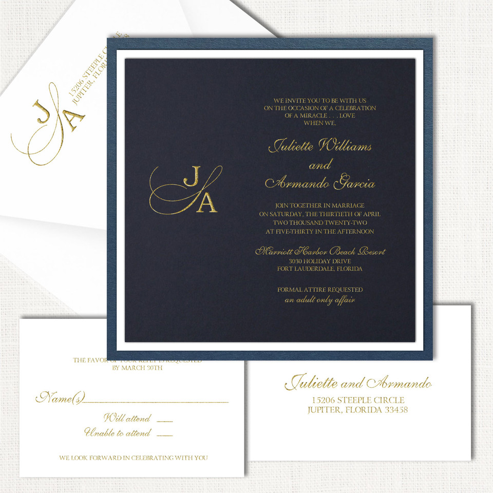 Juliette Black Wedding Invitations elegant glitter thermography wedding planner Stationery Store & Wedding Invitations by Leslie Store wholesale
