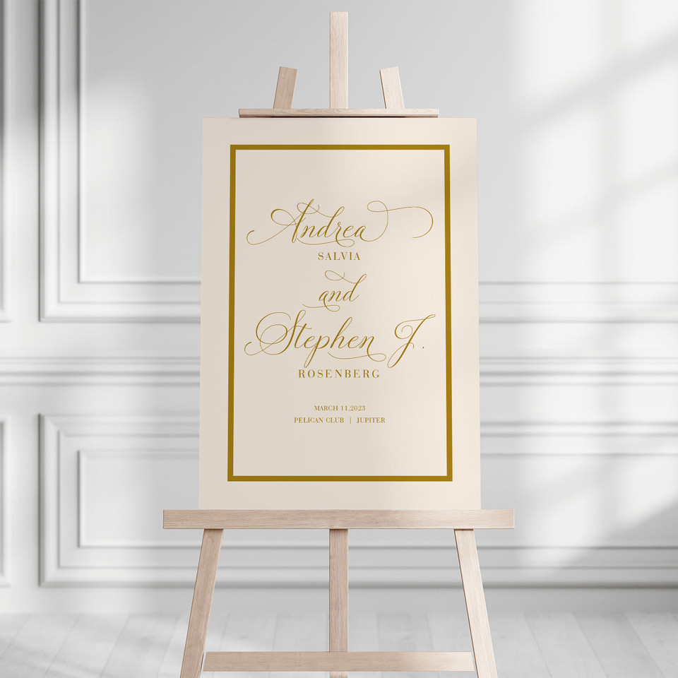 Andrea Blush Welcome Sign Welcome Sign Leslie Store