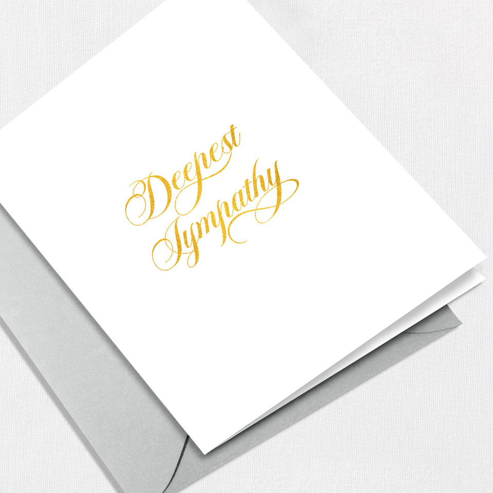 Deepest Sympathy Greeting Card All Cards Leslie Store