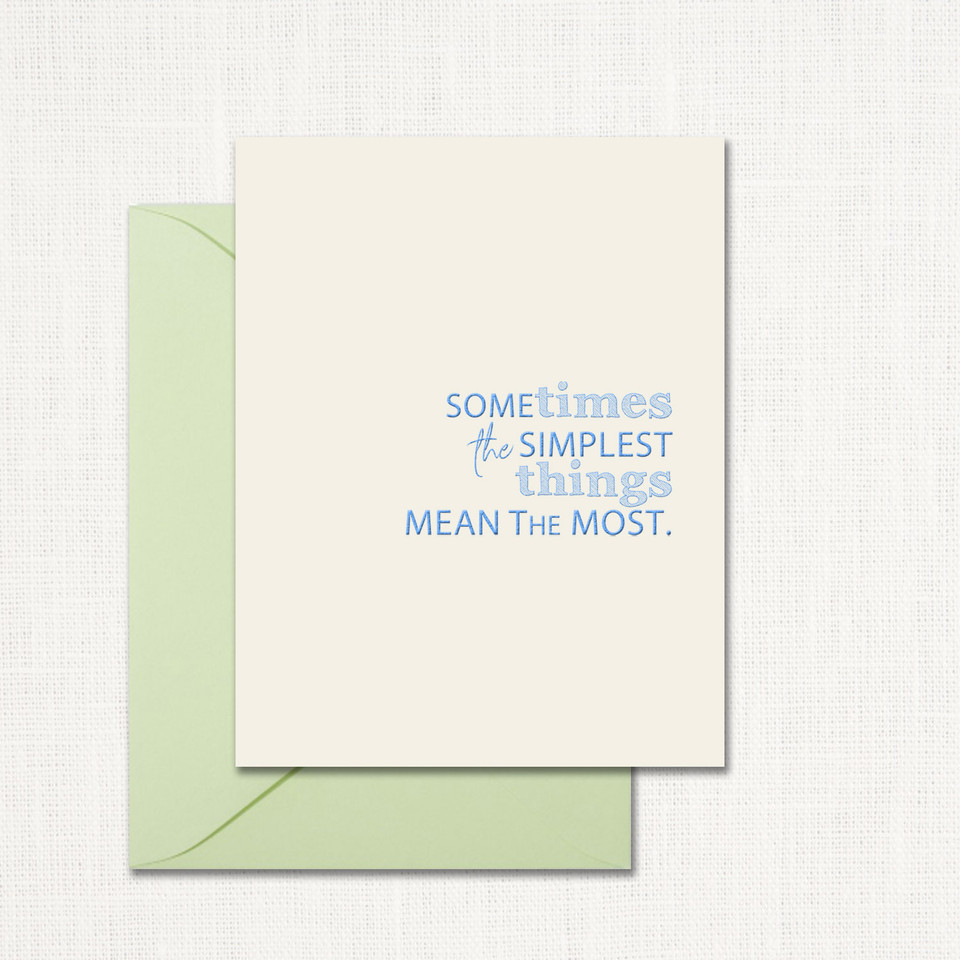 The Simplest Things Greeting Card All Cards Leslie Store