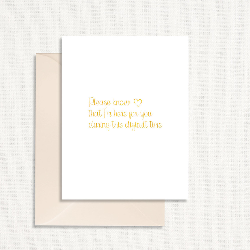 I'm Here for You Greeting Card All Cards Leslie Store