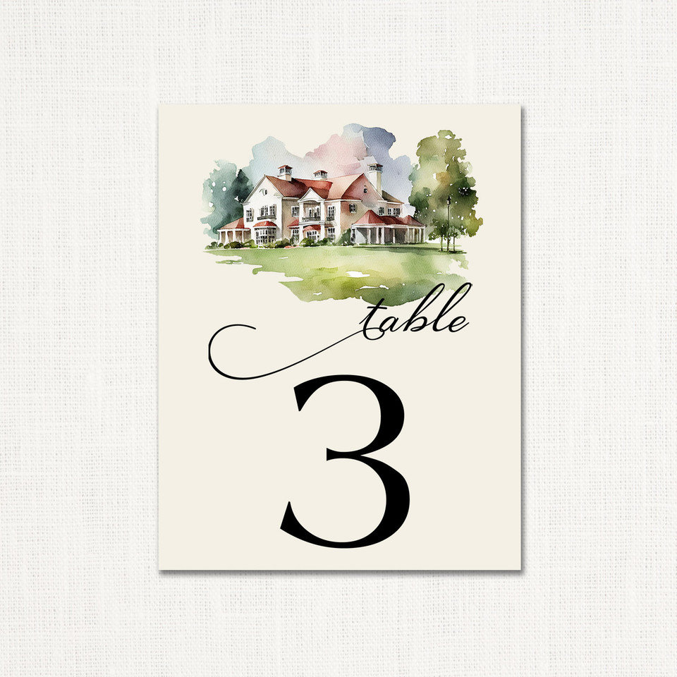 Gabrielle Table Numbers Table Number Leslie Store