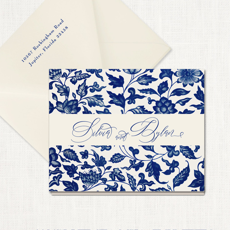 Silvia Thank You Cards Thank you Cards Leslie Store