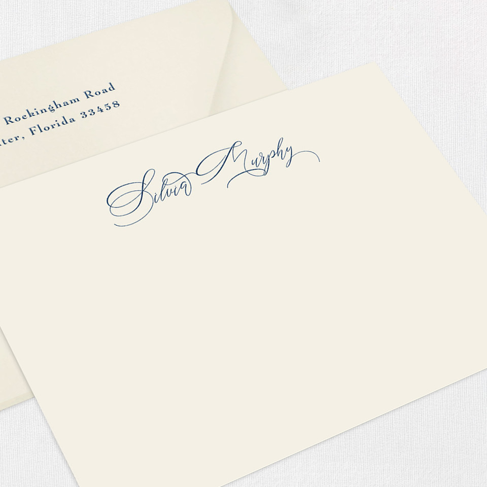 Silvia Personalized Stationery