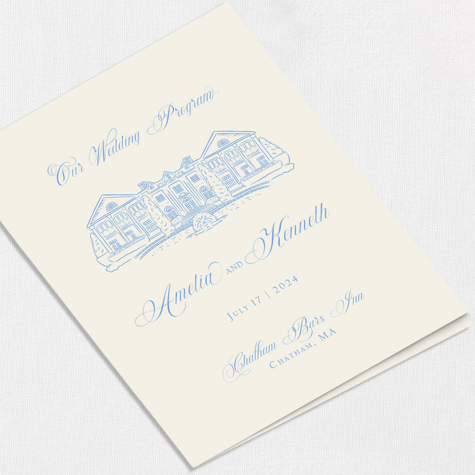 Amelia Wedding Programs