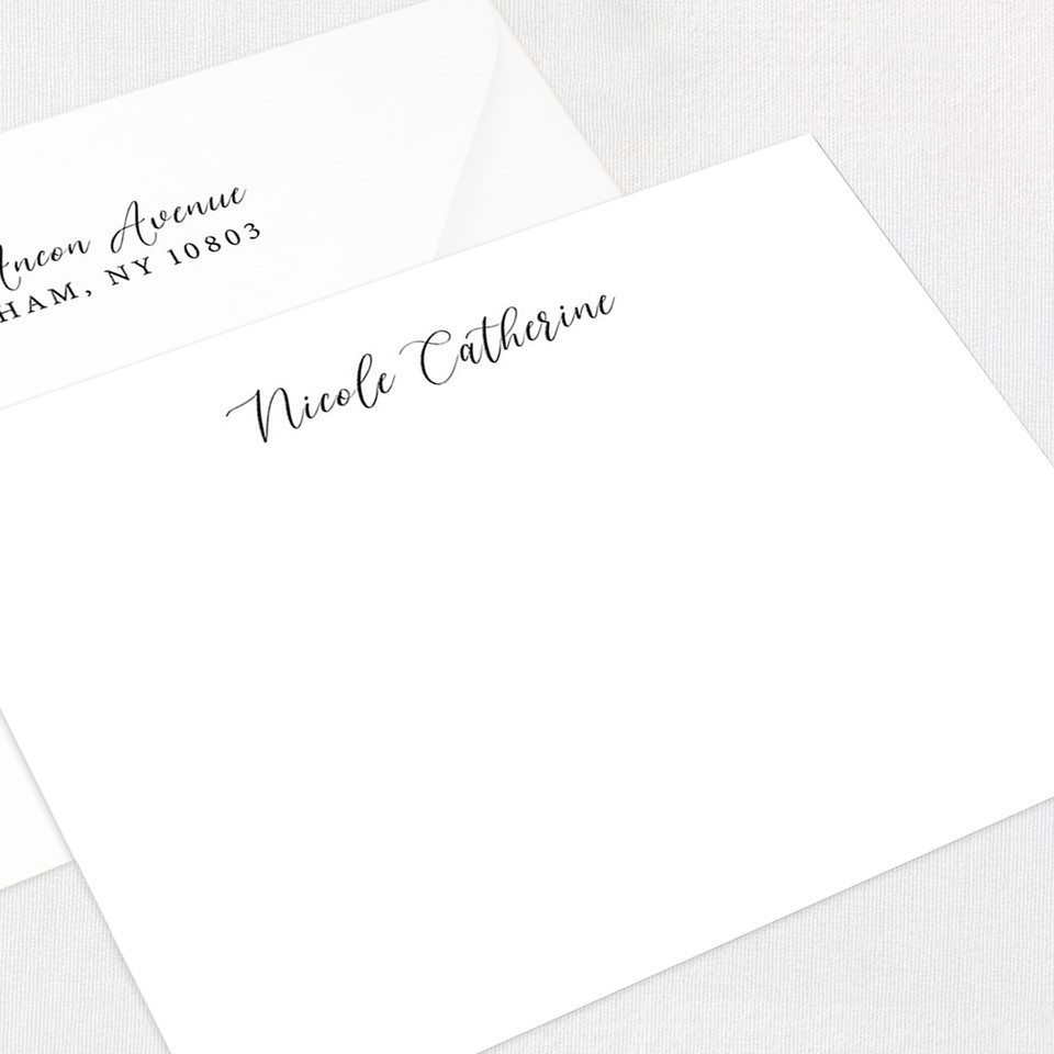 Nicole Flap Notecard