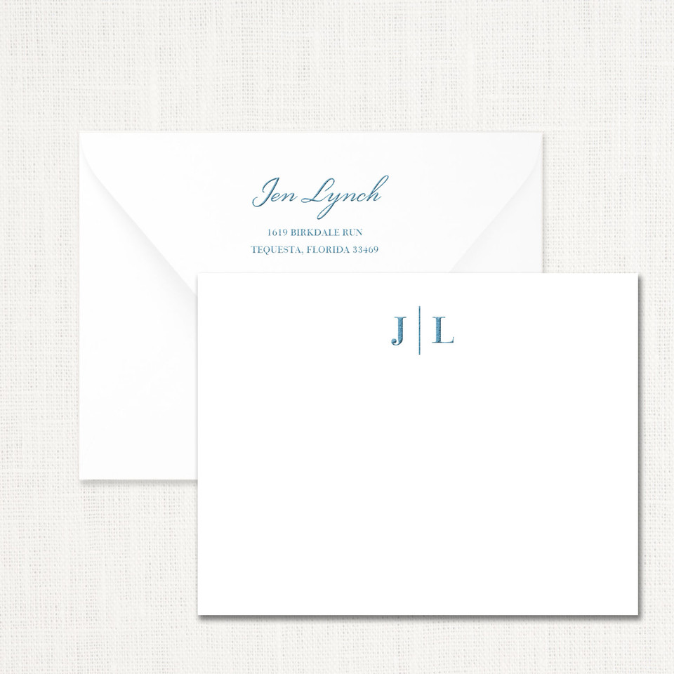 JL Personalized Stationery Personalized Stationery Sets Stationery Store & Wedding Invitations by Leslie Store