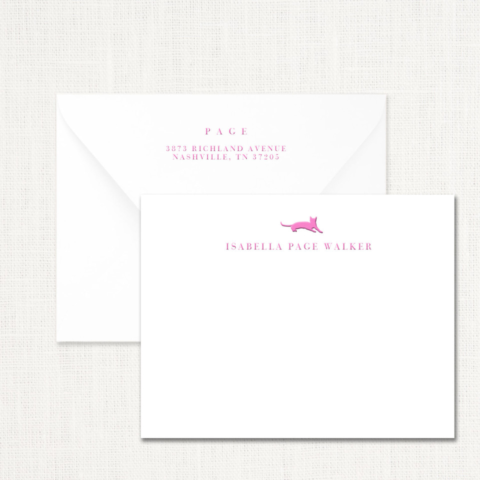 Isabella Personalized Stationery Personalized Leslie Store