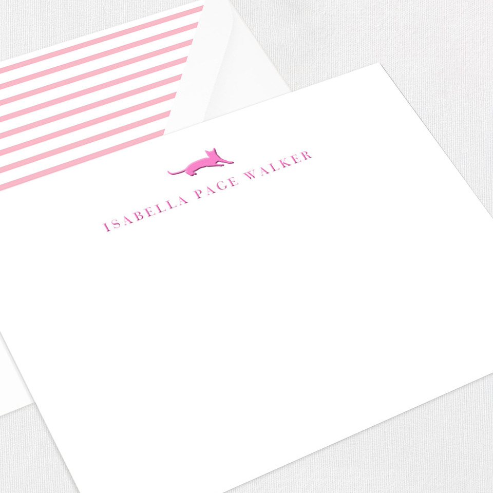 Isabella Flap Notecard