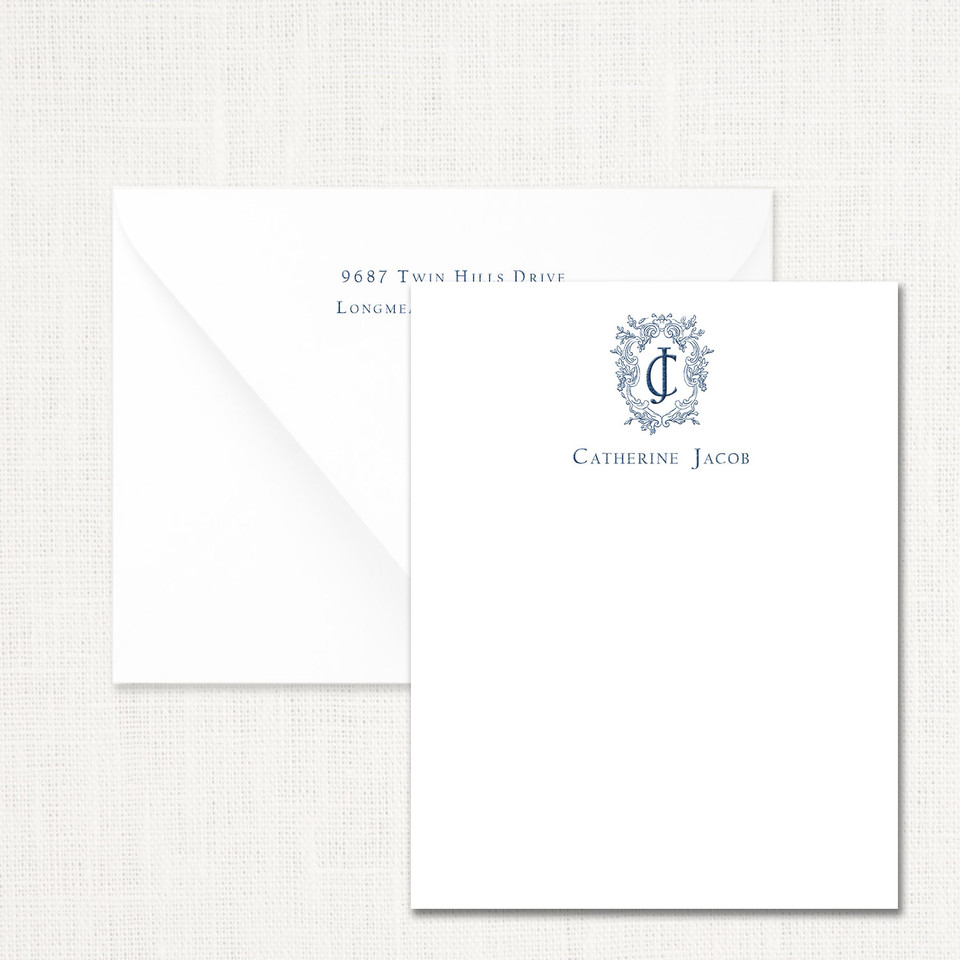 CJ Personalized Stationery Personalized Leslie Store
