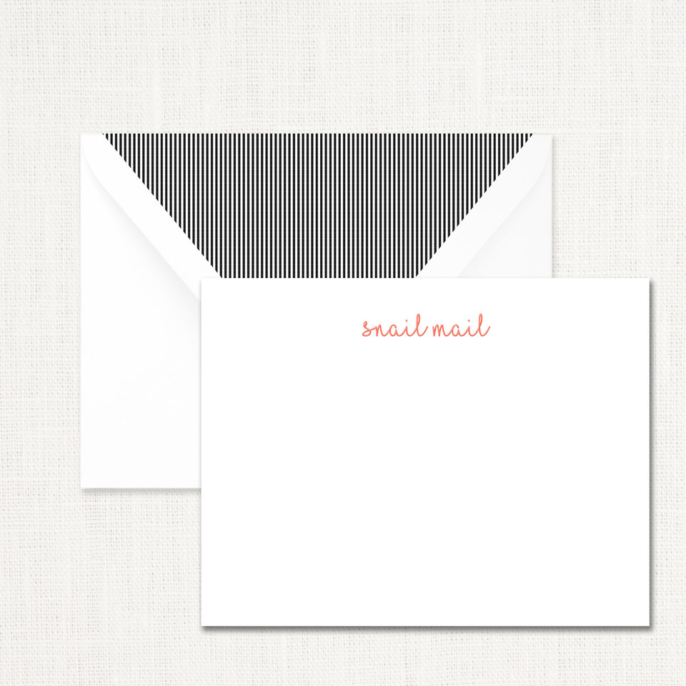 Snail Mail Note Set Stationery Boxed Note Sets Leslie Store