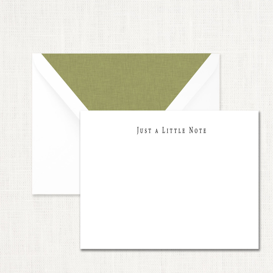Just a Little Note, Note Set Stationery Boxed Note Sets Stationery Store & Wedding Invitations by Leslie Store