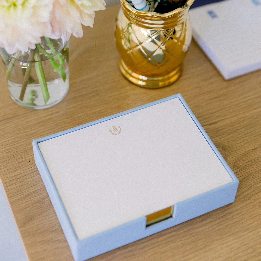Jotter, French Blue DESK Stationery Store & Wedding Invitations by Leslie Store