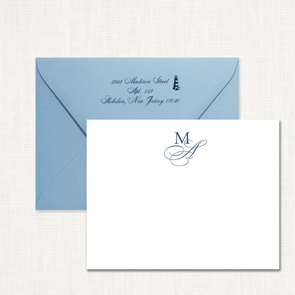 MA Personalized Stationery Personalized Stationery Sets Leslie Store