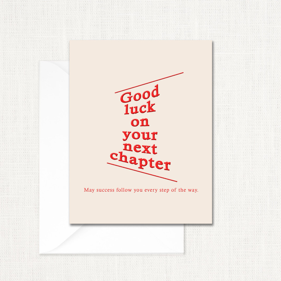 May Success Follow You Greeting Card All Cards Leslie Store