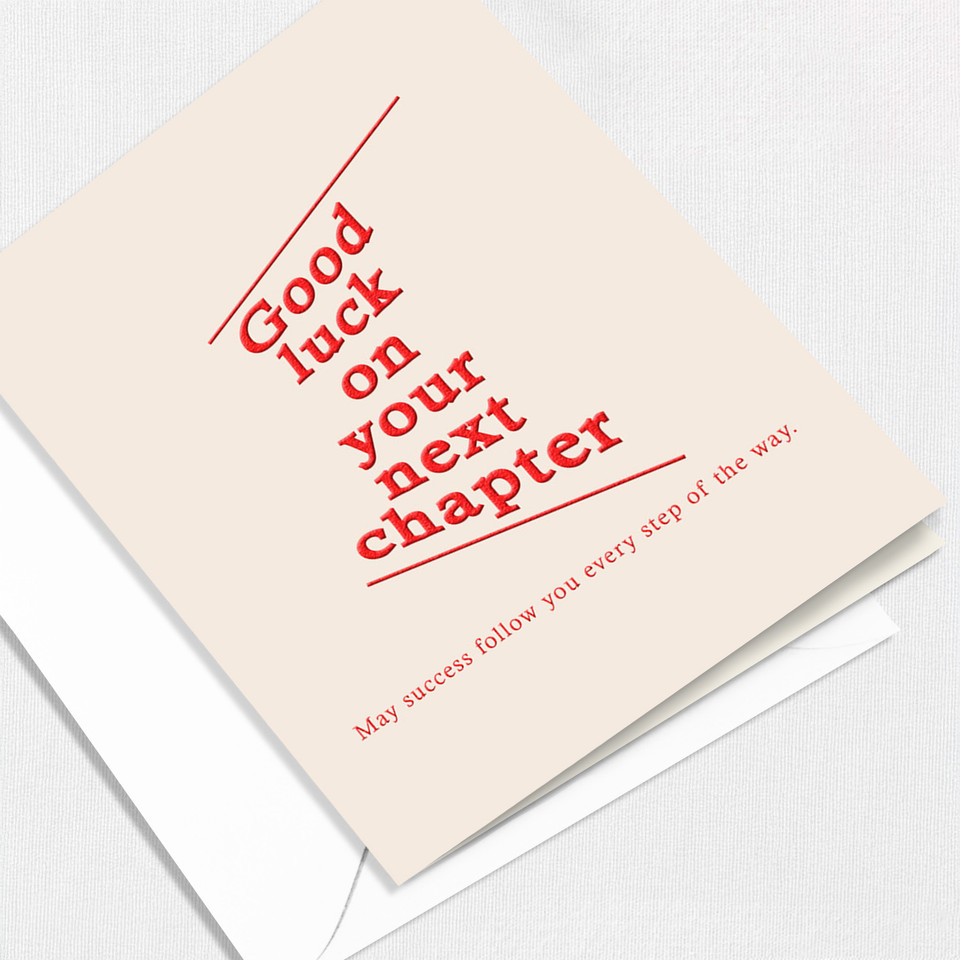 May Success Follow You Greeting Card All Cards Leslie Store