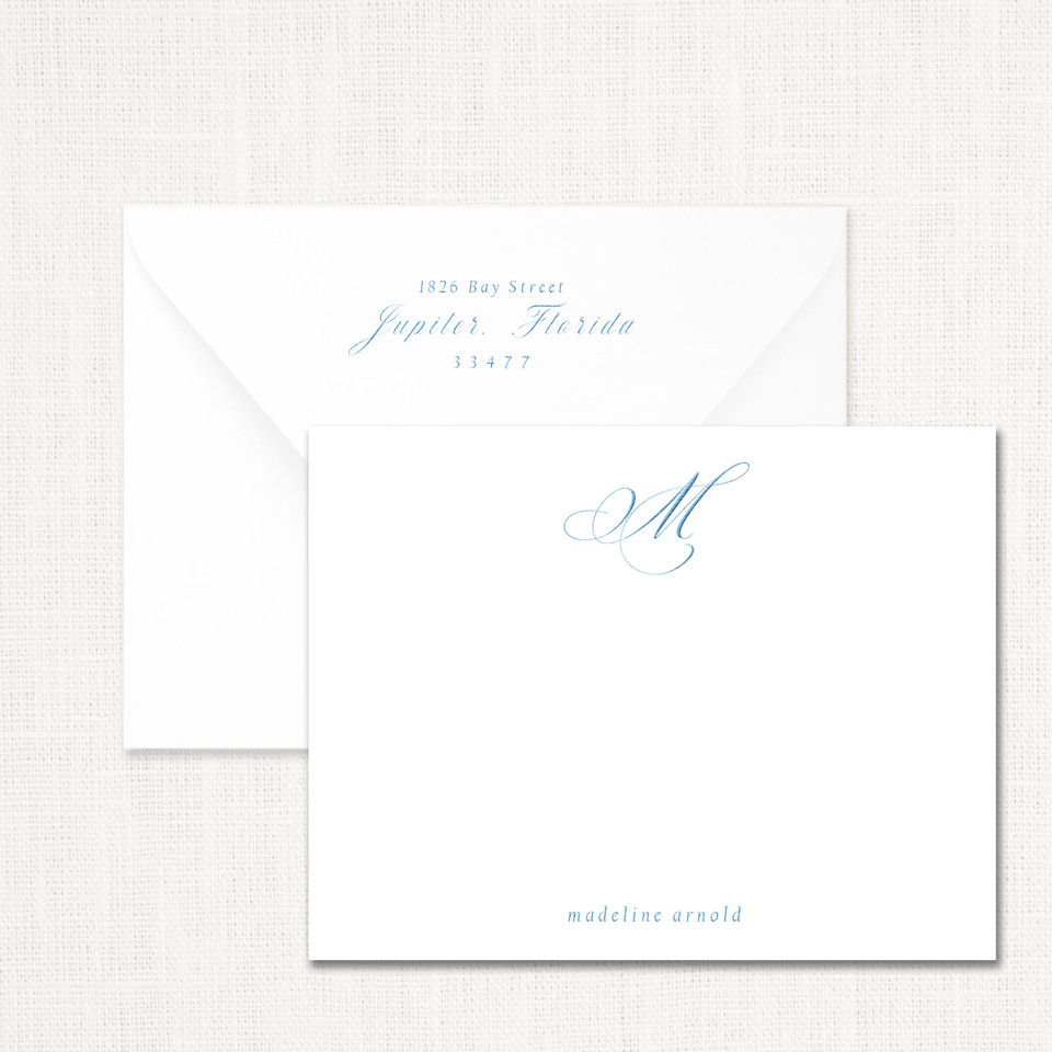 Madeline Personalized Stationery Personalized Stationery Sets Stationery Store & Wedding Invitations by Leslie Store