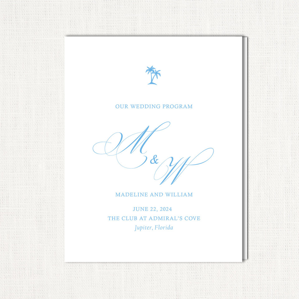 Madeline Wedding Programs Wedding Programs Leslie Store