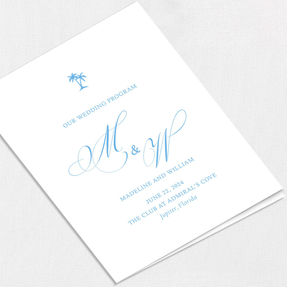 Madeline Wedding Programs Wedding Programs Leslie Store