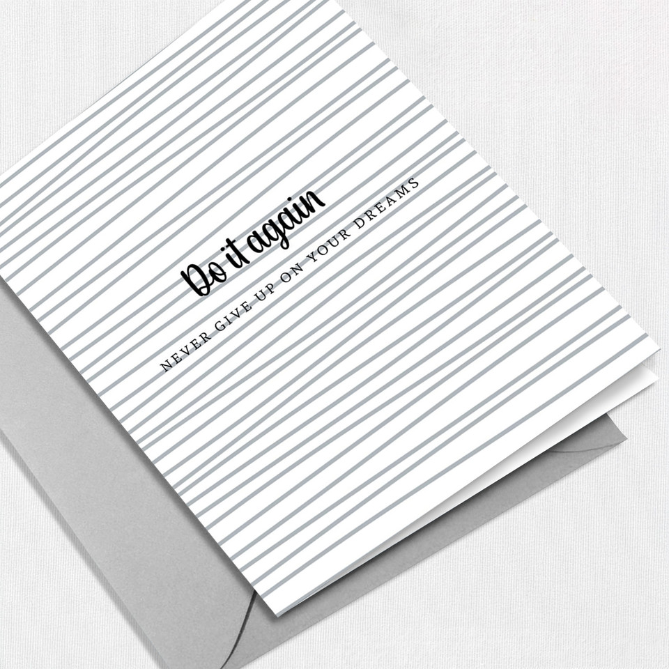 Do It Again Greeting Card All Cards Leslie Store