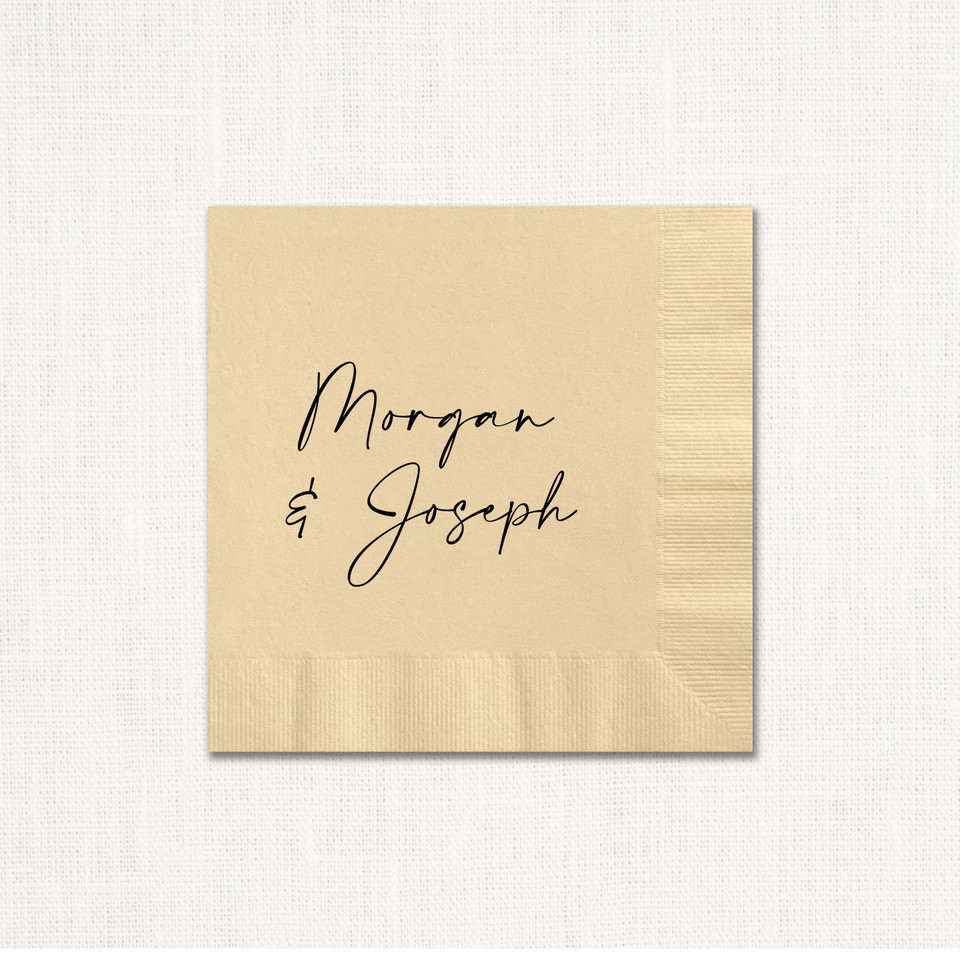 Morgan Foil Napkins Beverage & Luncheon Napkins 