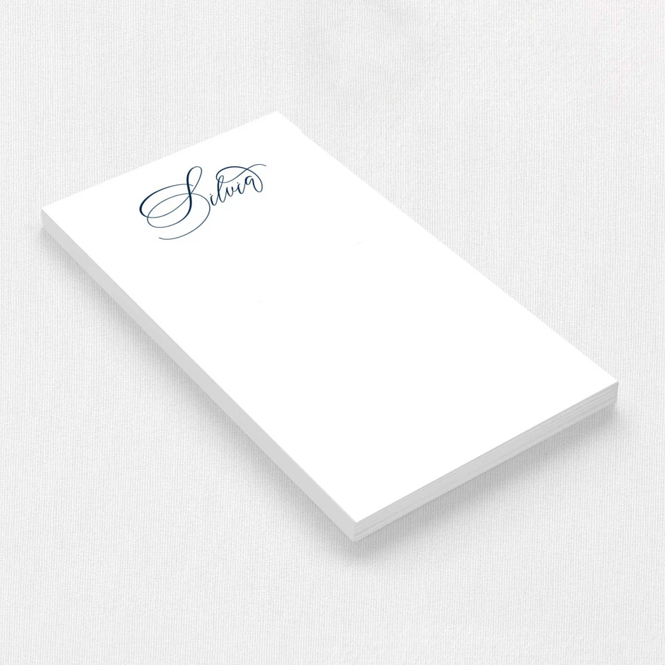 Silvia Notepad Personalized Notepads Leslie Stationery Store