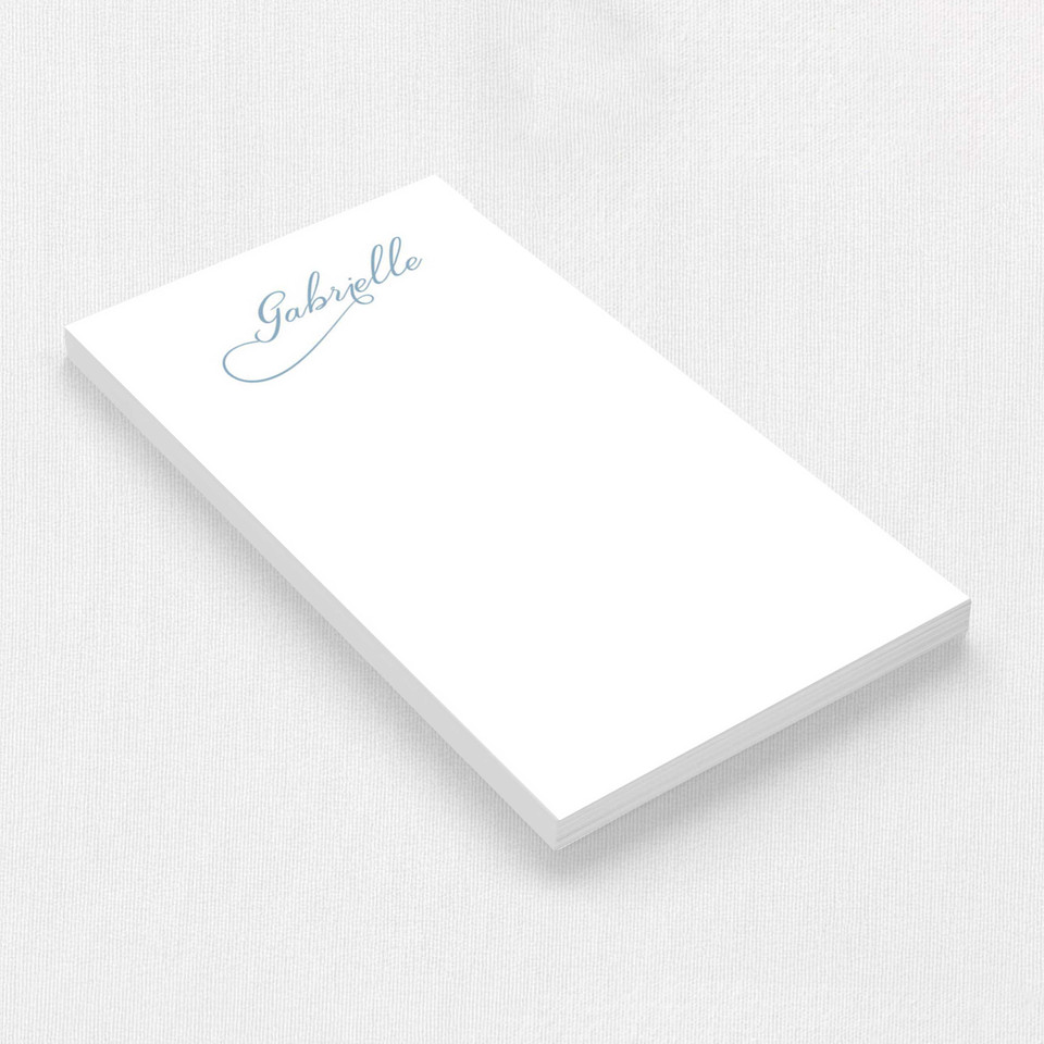 Gabrielle Notepad Personalized Notepads Leslie Stationery Store