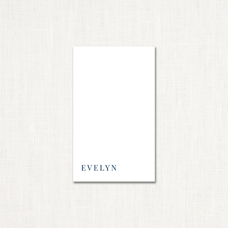 Evelyn Notepad Personalized Notepads Leslie Store