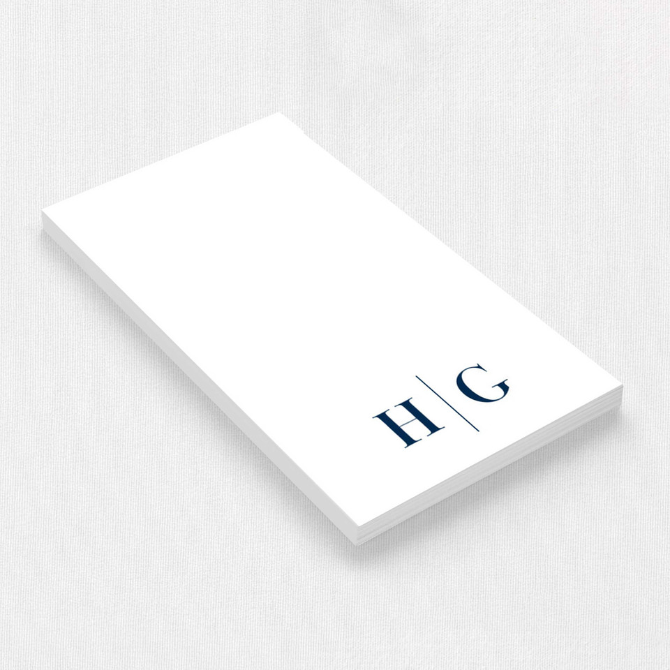 Holliston Notepad Personalized Notepads Leslie Stationery Store