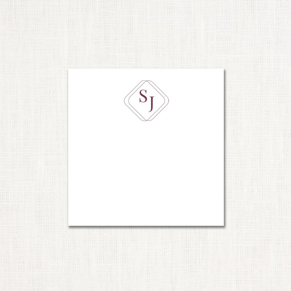 Scarlett Notepad Personalized Notepads Leslie Store