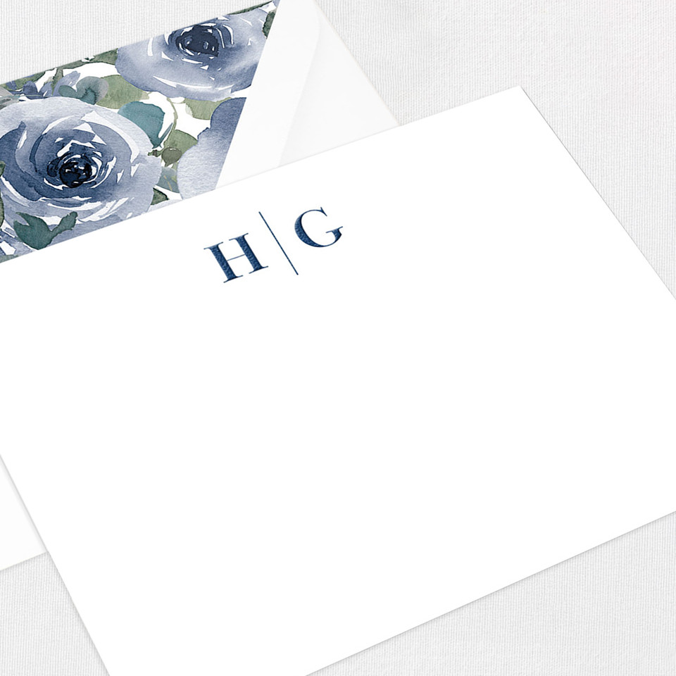 Holliston Couples Flat Notecard