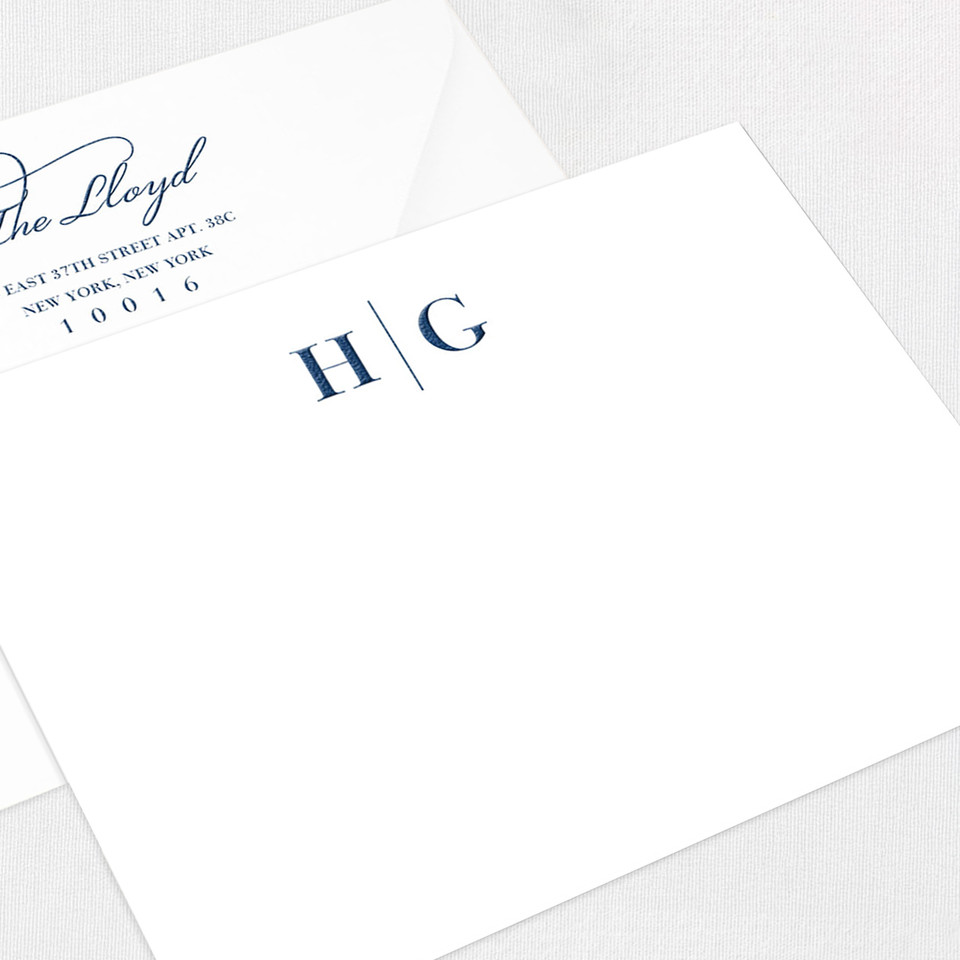 Holliston Couples Flat Notecard