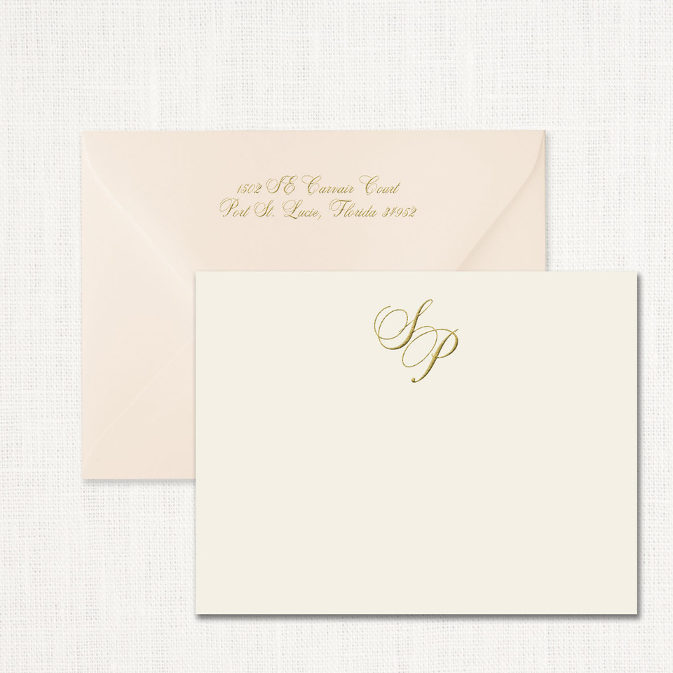 Sophia Couples Stationery Personalized Leslie Store