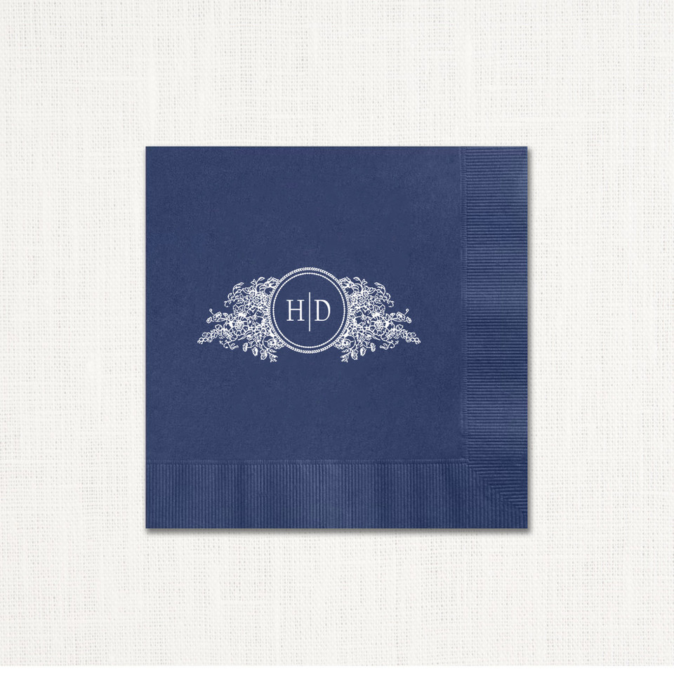 Haley Foil Napkins Beverage & Luncheon Napkins 