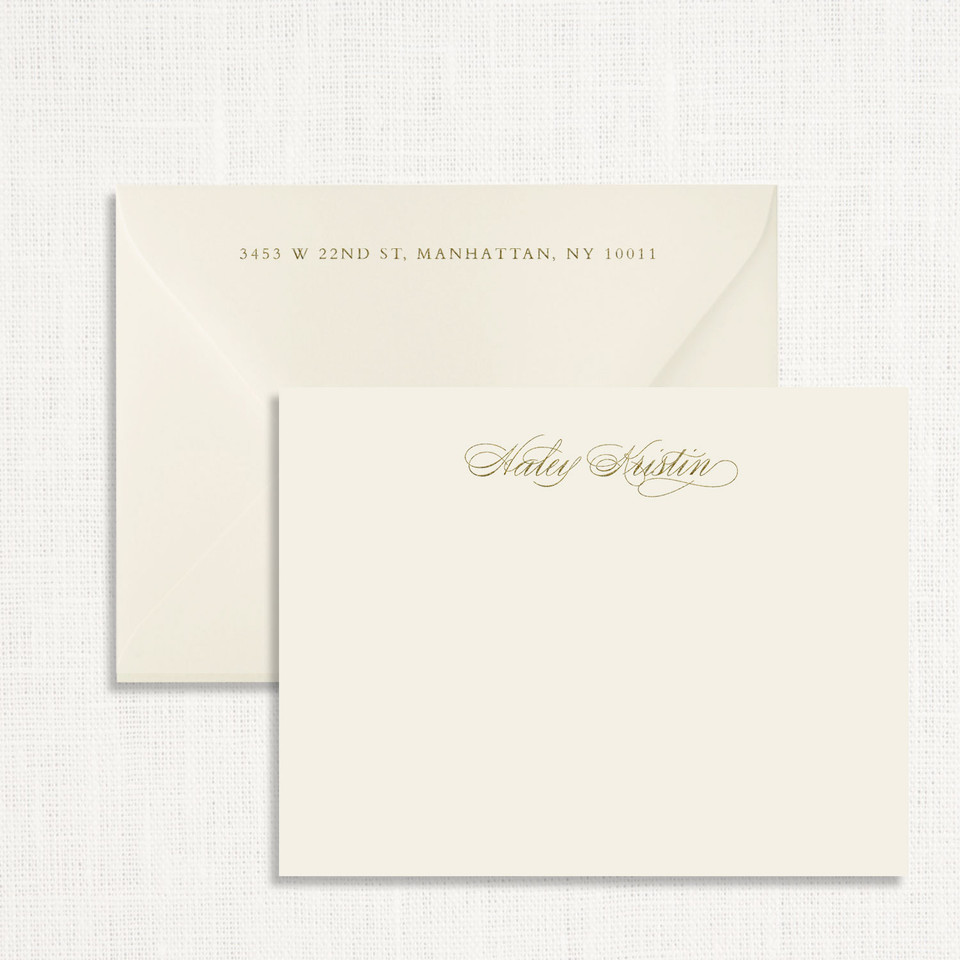 Kristin Personalized Stationery Personalized Stationery Sets Leslie Store