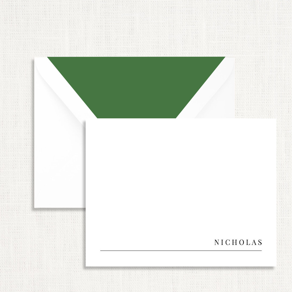 Nicholas Personalized Stationery Personalized Stationery Sets Leslie Store