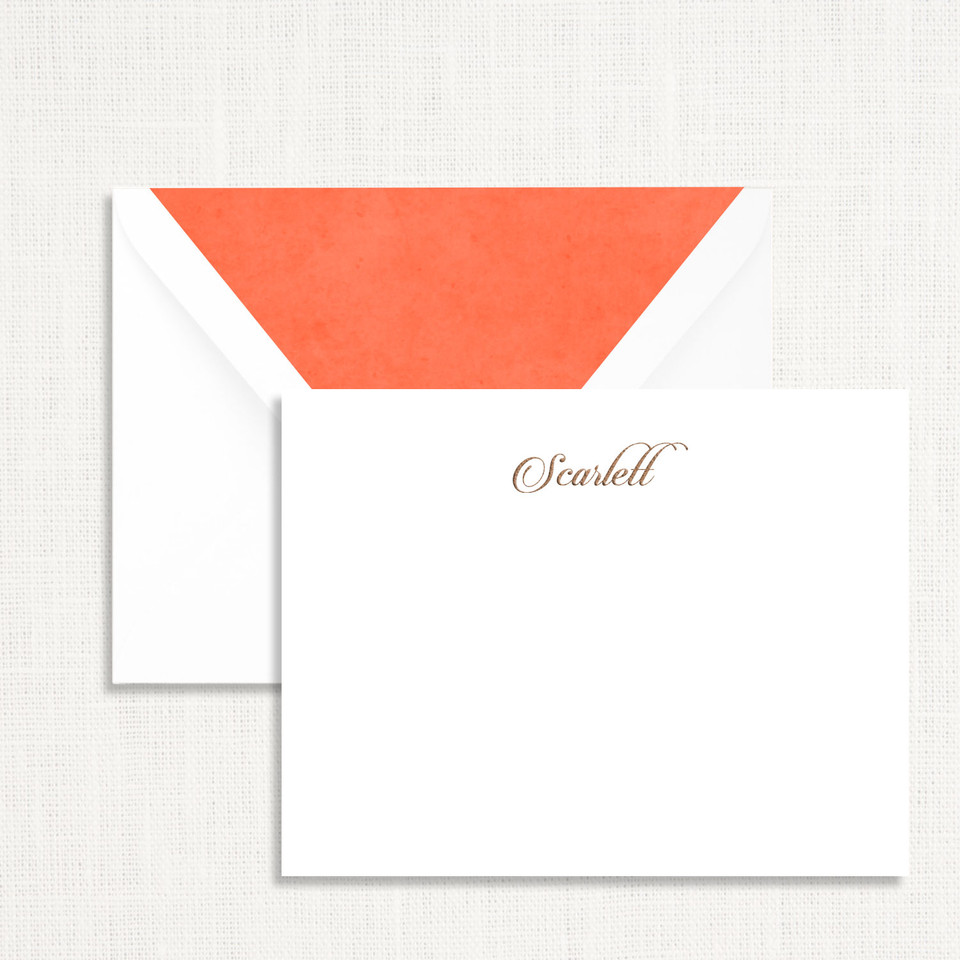 Scarlett Personalized Stationery Personalized Stationery Sets Leslie Store