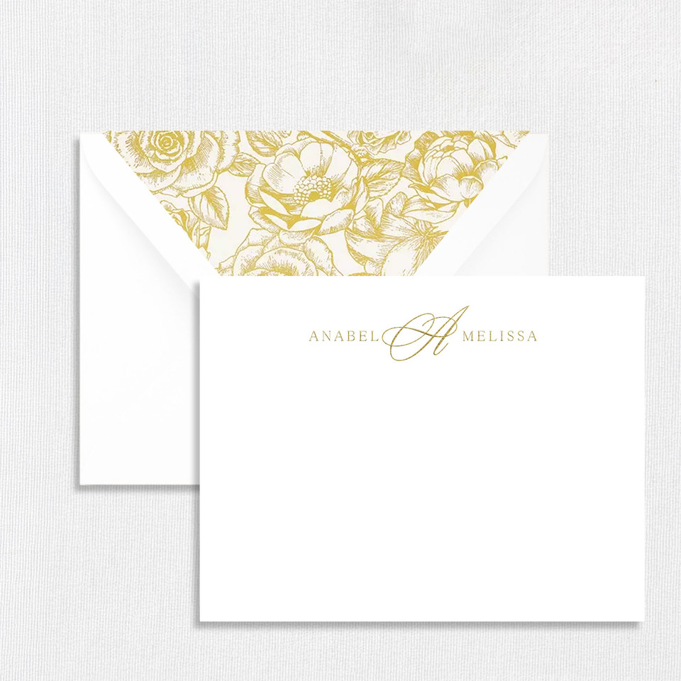 Anabel Personalized Stationery Personalized Stationery Sets Leslie Stationery Store