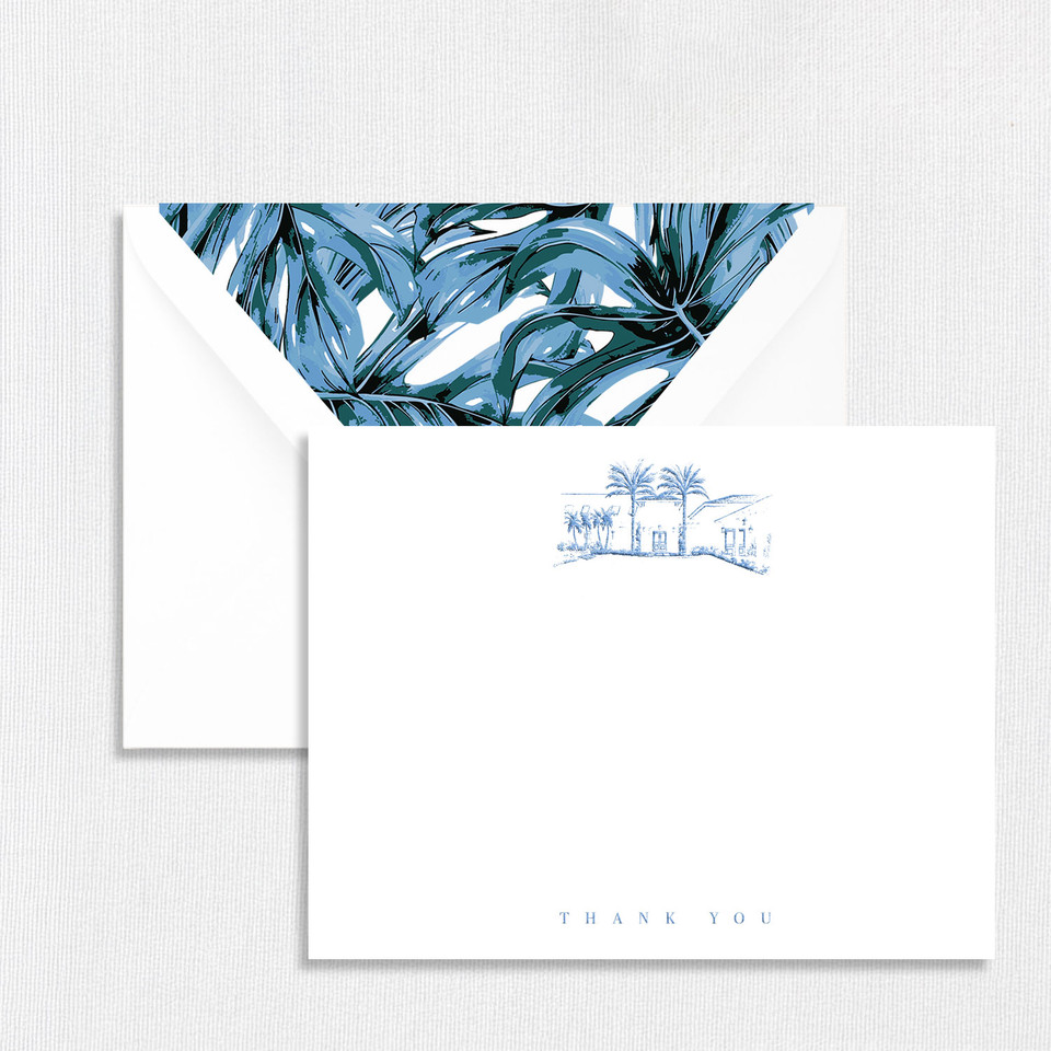 Thank You, Jupiter Pelican Club Note Set Stationery Boxed Note Sets Leslie Stationery Store