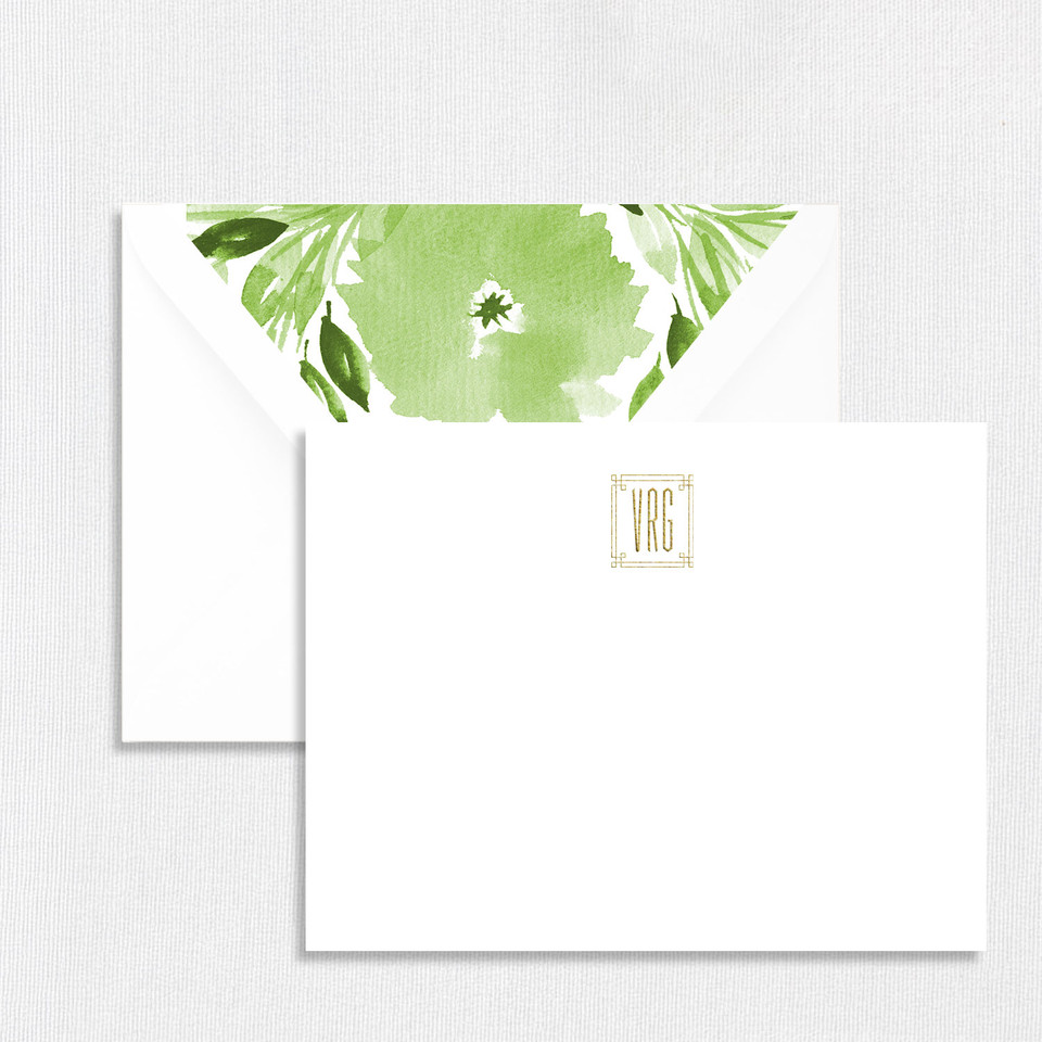 VRG Personalized Stationery Card Personalized Stationery Sets Leslie Stationery Store