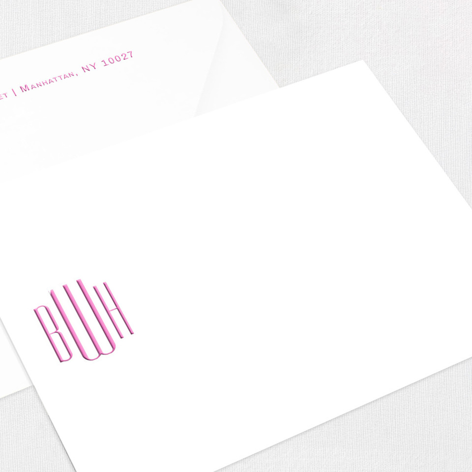 BWH Flat Notecard Custom Stationery Leslie Stationery Store