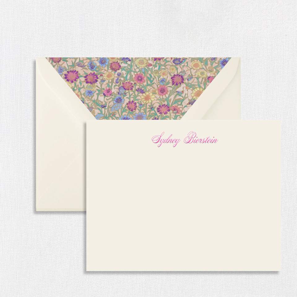 Sydney Personalized Stationery Card Personalized Stationery Sets Leslie Stationery Store