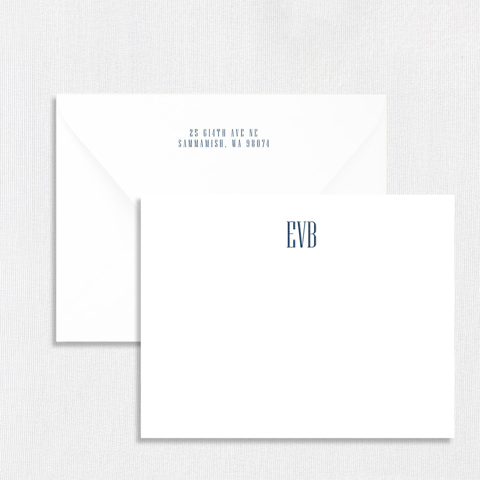 ECB Flat Notecard